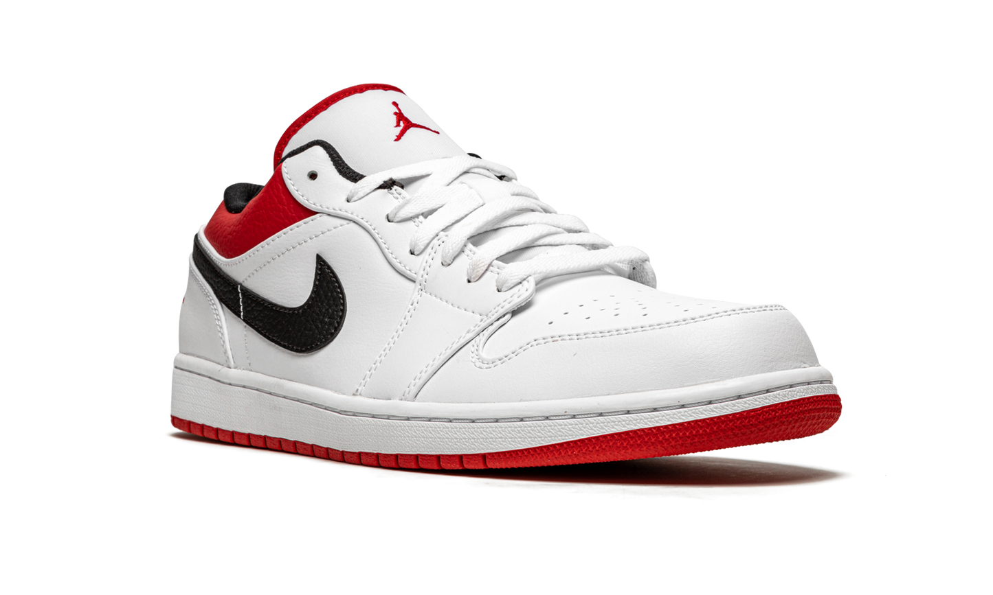 Air Jordan 1 Low White University Red