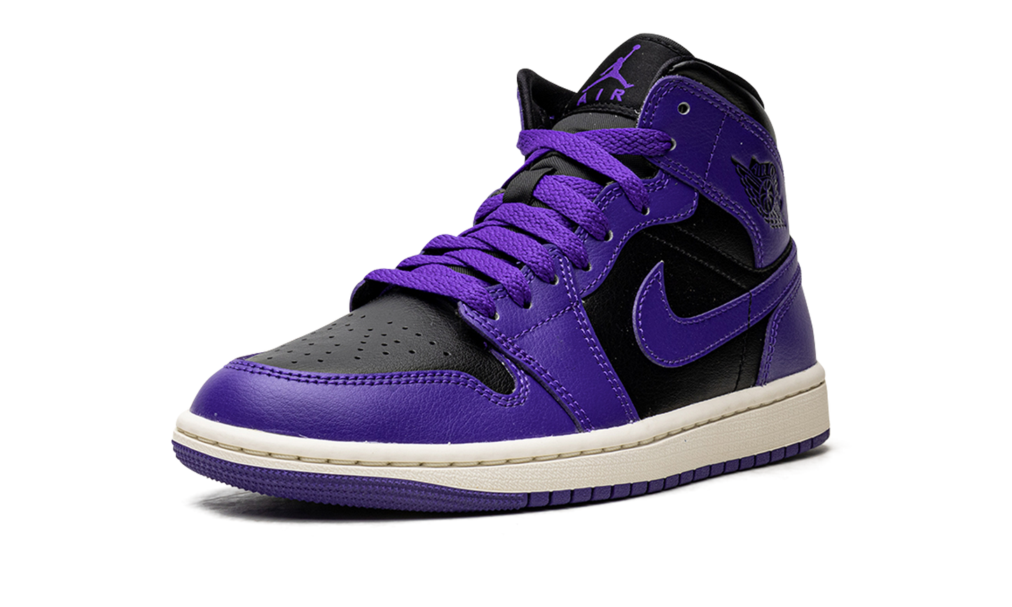 JORDAN 1 MID WMNS Black/Purple