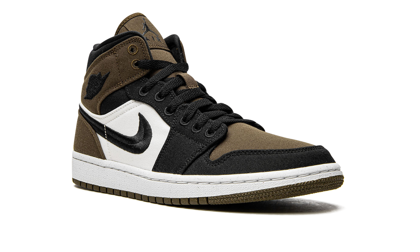 AIR JORDAN 1 MID SE WMNS Olive Toe