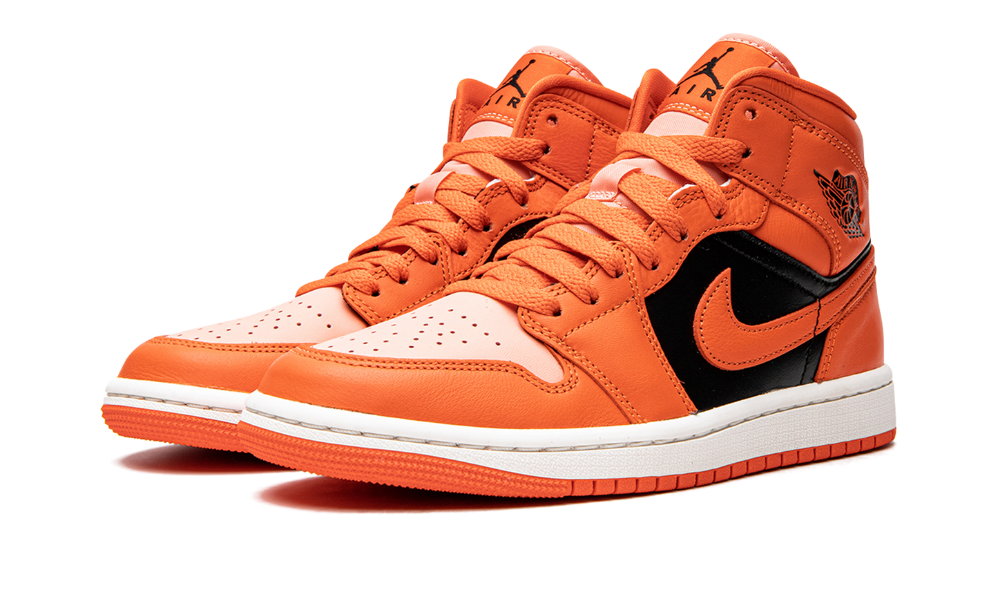 AIR JORDAN 1 MID SE WMNS Orange / Black