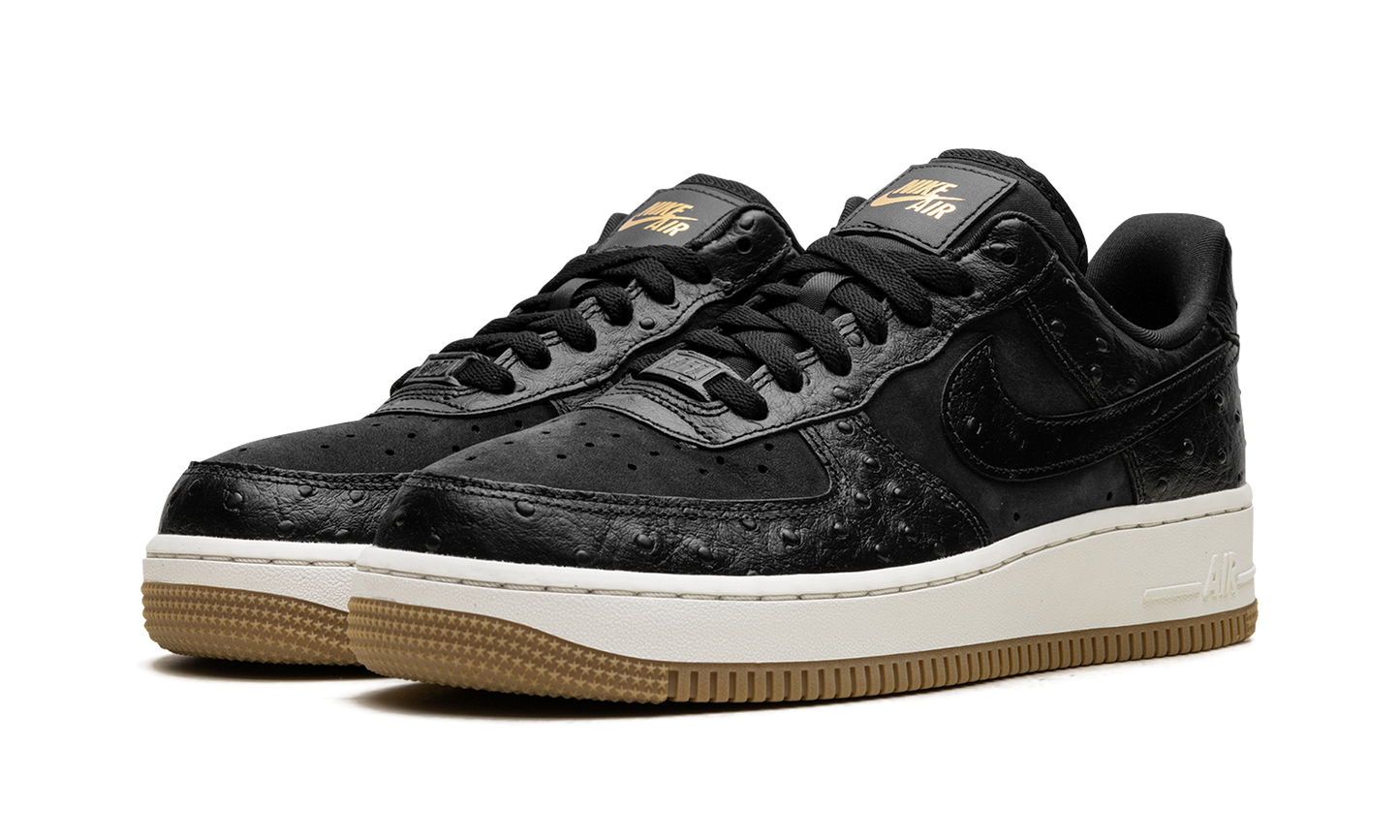 Air Force 1 Low '07 WMNS Black Ostrich