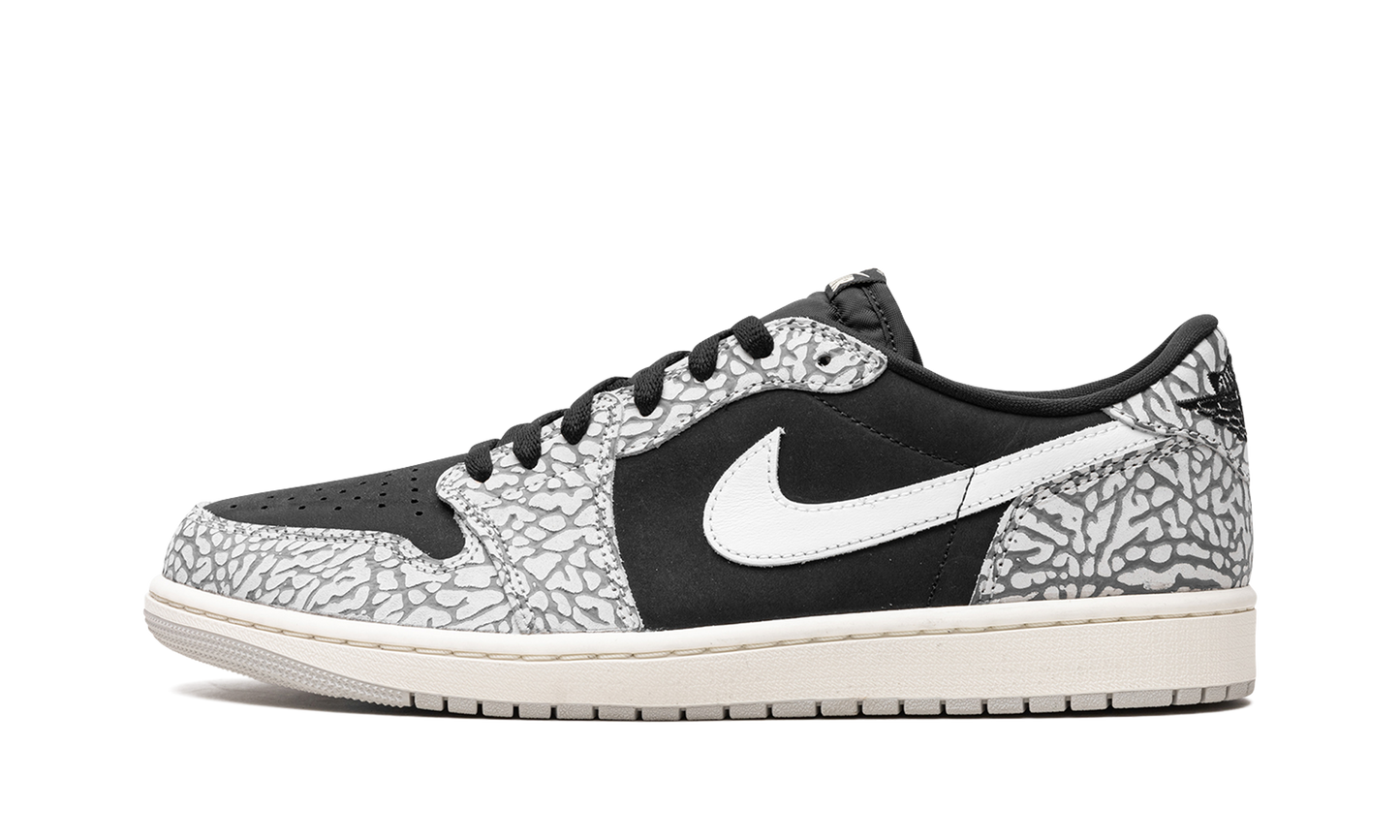 Air Jordan 1 Low Black Elephant