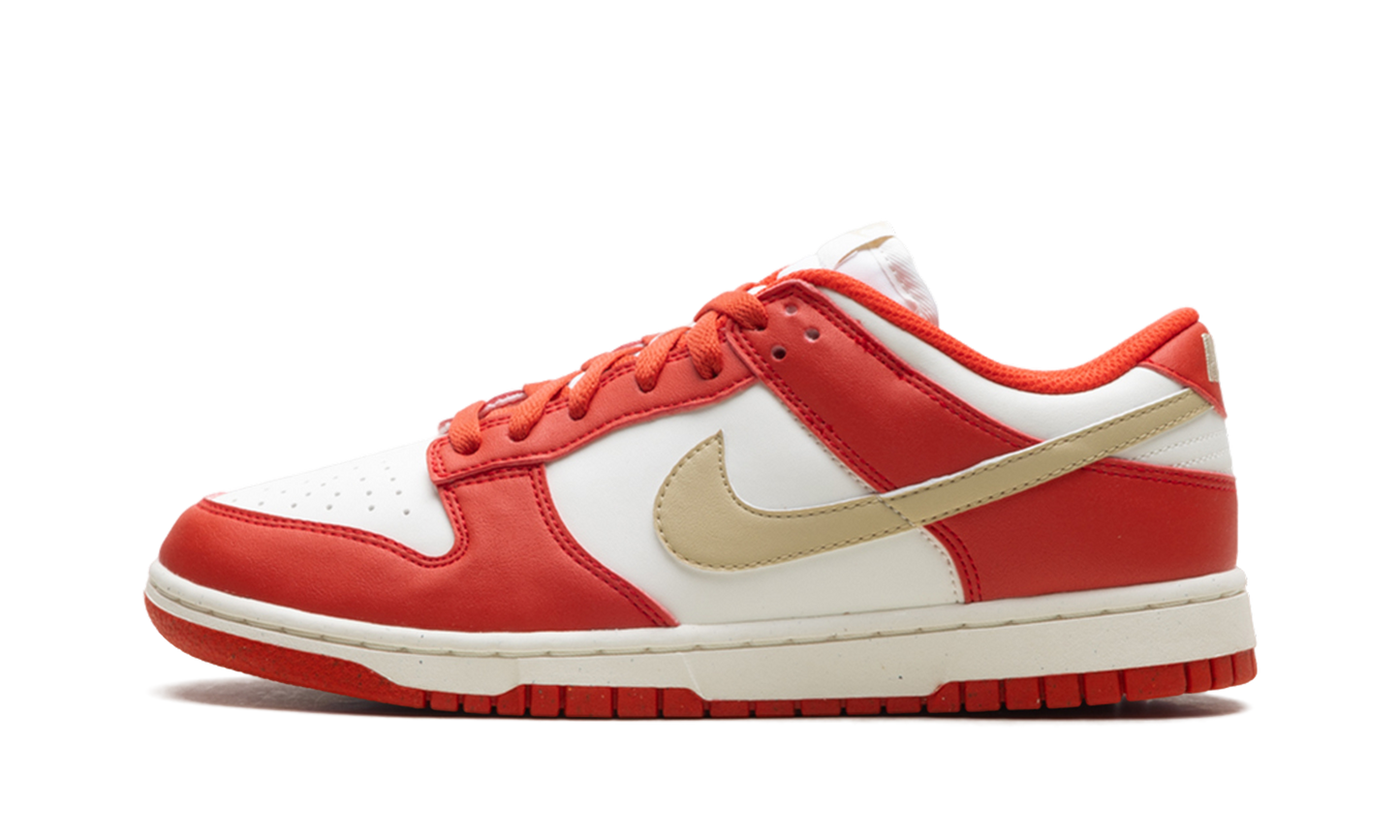 Dunk Low Next Nature WMNS Light Crimson Team Gold