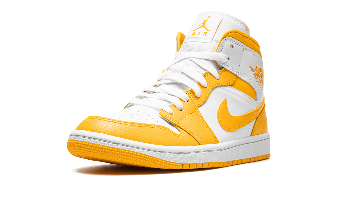 JORDAN 1 MID WMNS White / University Gold