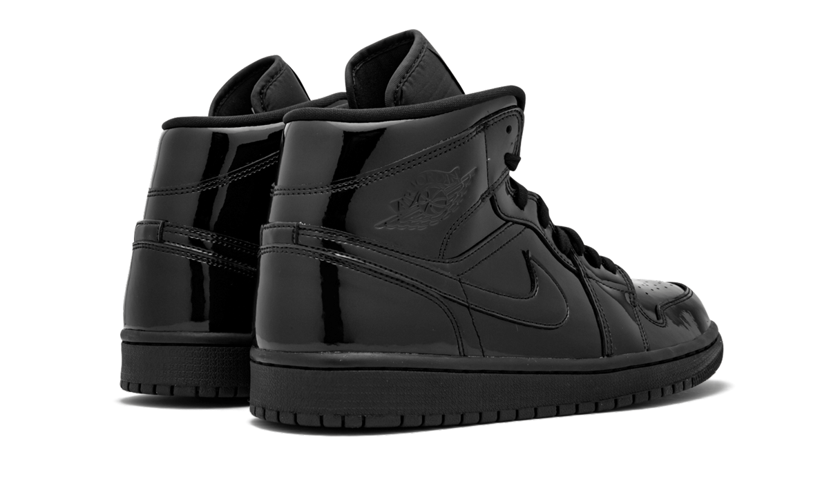 AIR JORDAN 1 MID WMNS Black Patent Leather