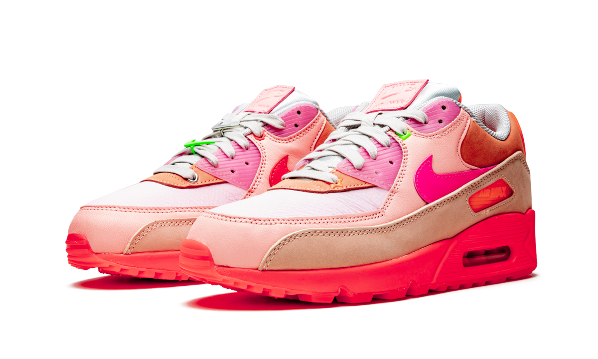 AIR MAX 90 PRM WMNS Platinum Crimson/Bright Purple