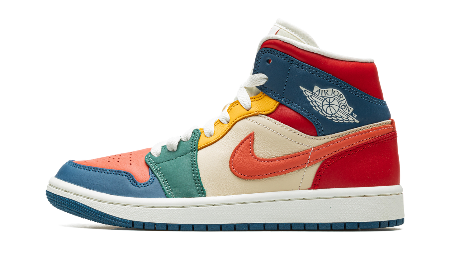 AIR JORDAN 1 MID SE WMNS Multi-Color