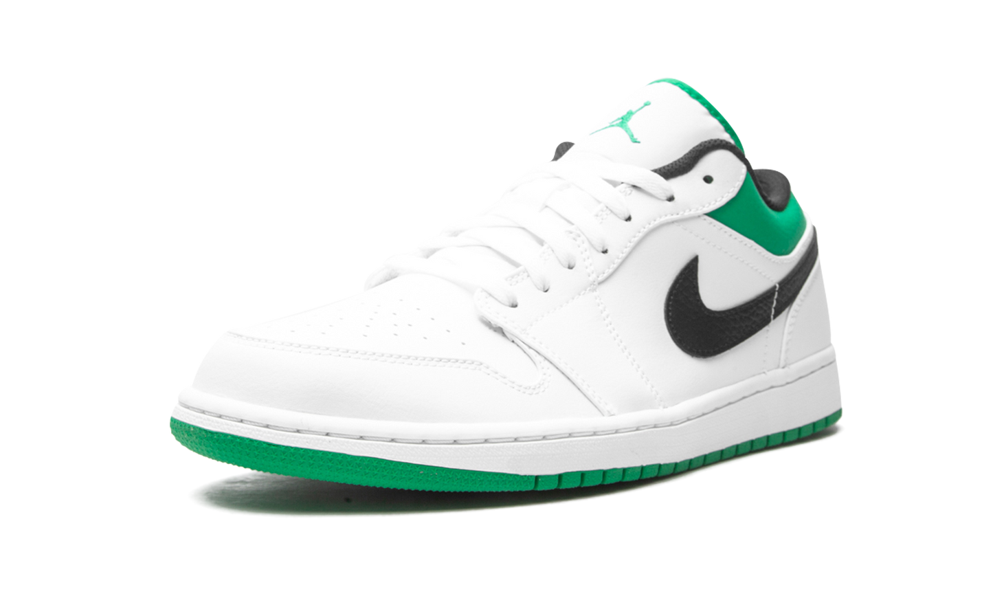 Air Jordan 1 Low White / Lucky Green