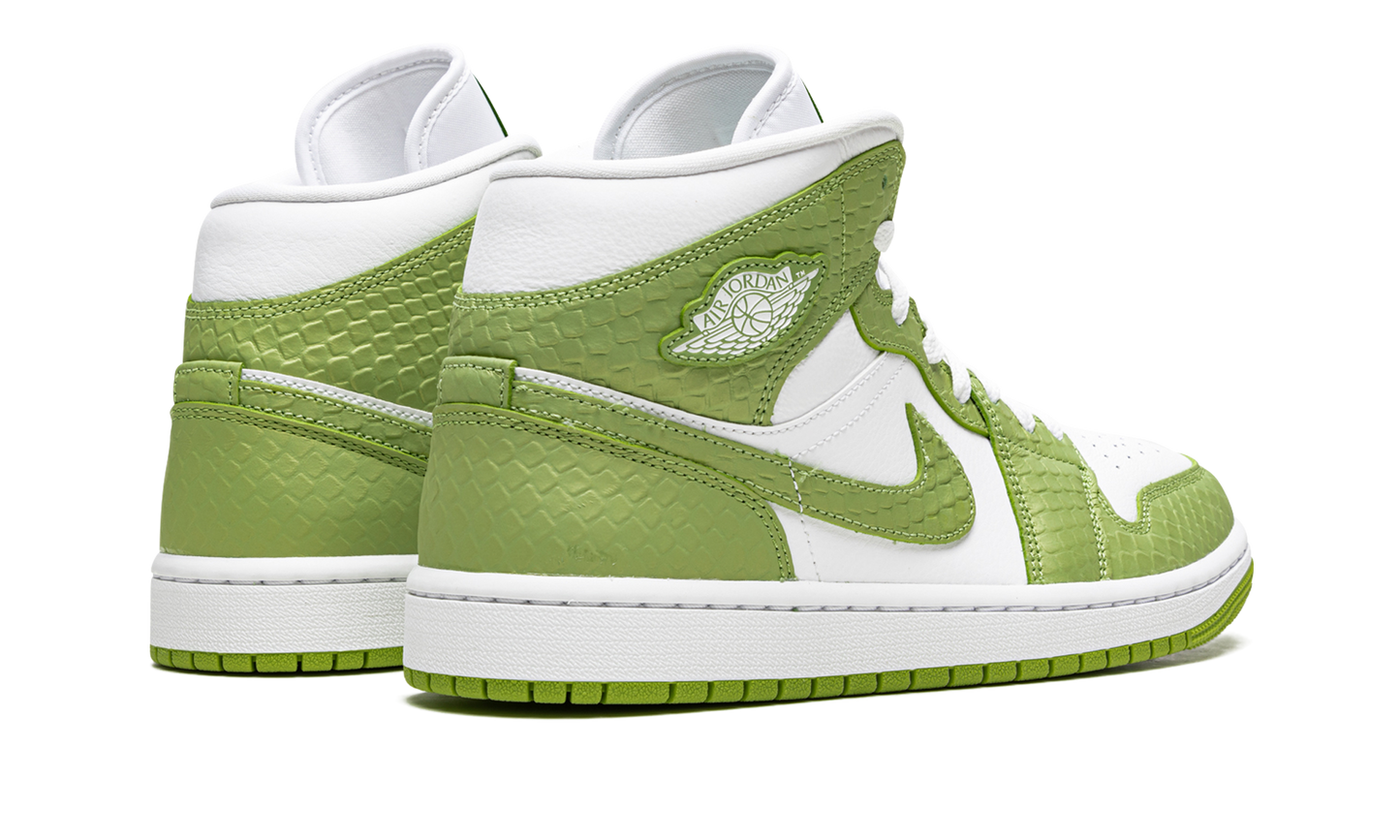 AIR JORDAN 1 MID SE WMNS Green Python