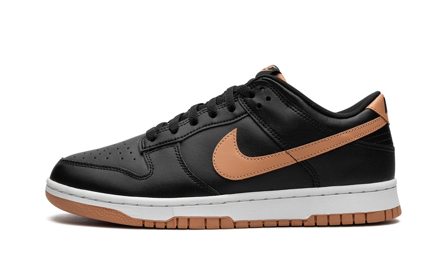Dunk Low Black / Amber Brown