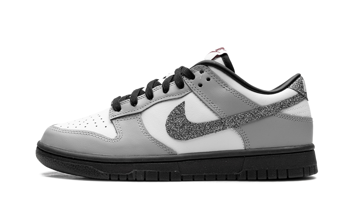 Dunk Low LX WMNS Glitter Swoosh White Light Smoke Grey