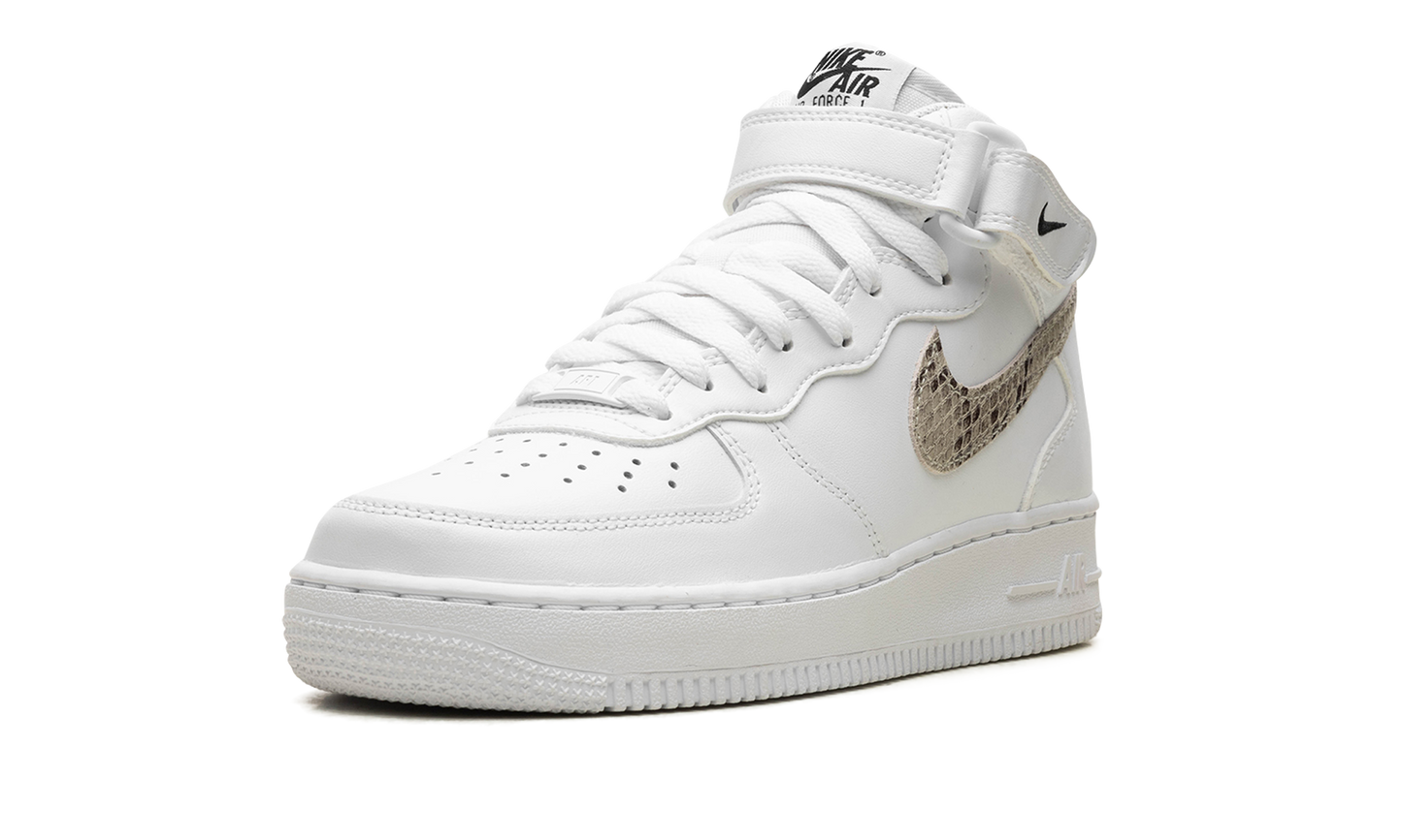 AIR FORCE 1 '07 MID WMNS White Snake Swoosh