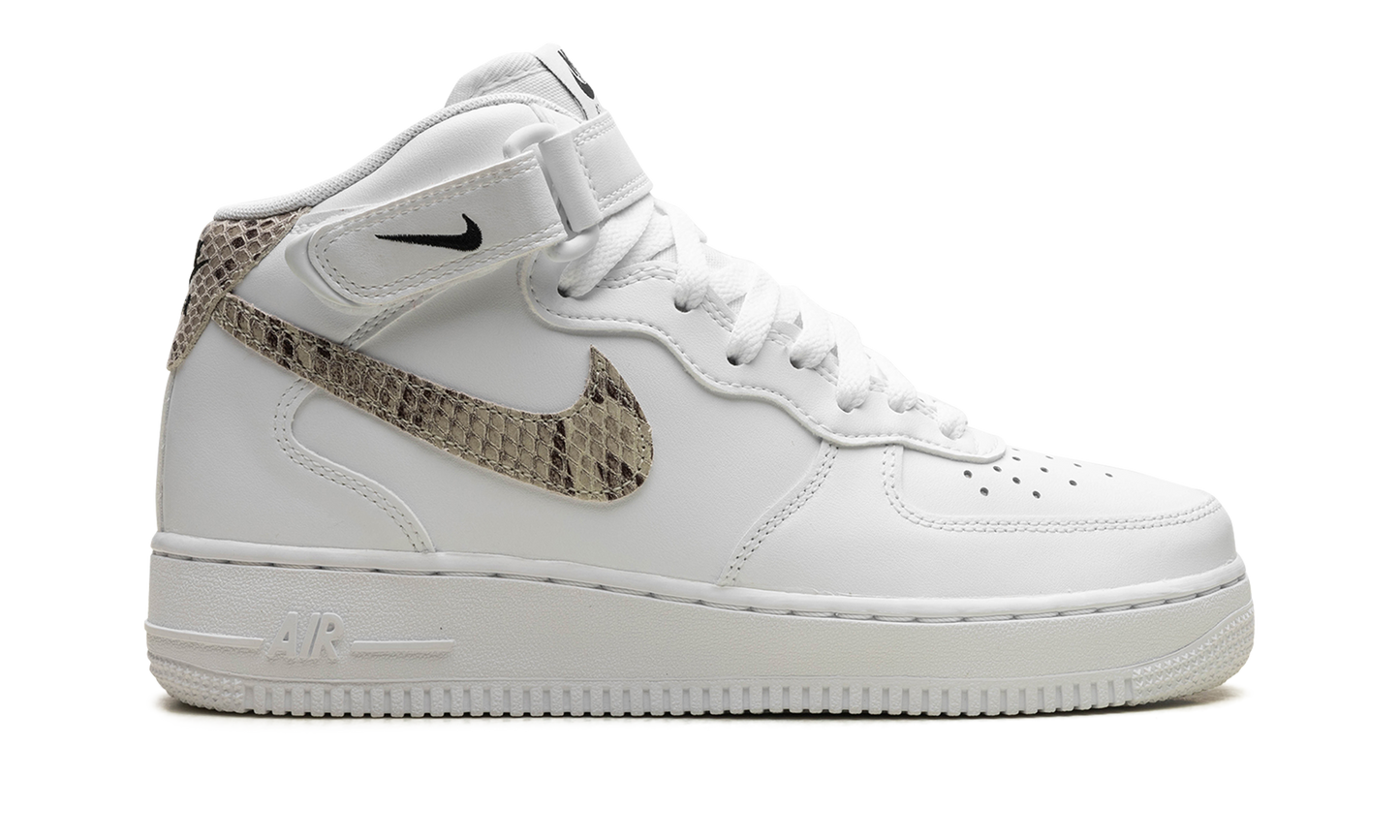 AIR FORCE 1 '07 MID WMNS White Snake Swoosh