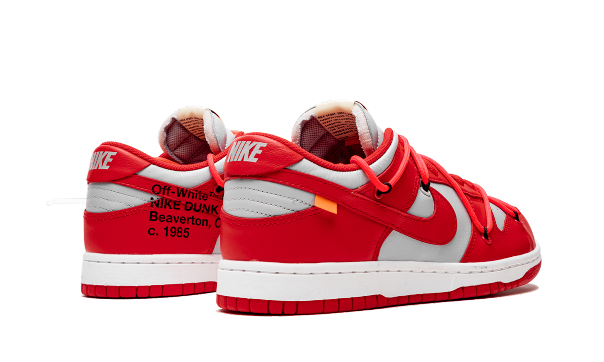 Dunk Low Off-White - University Red