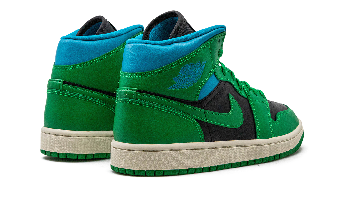 AIR JORDAN 1 MID WMNS Lucky Green Aquatone