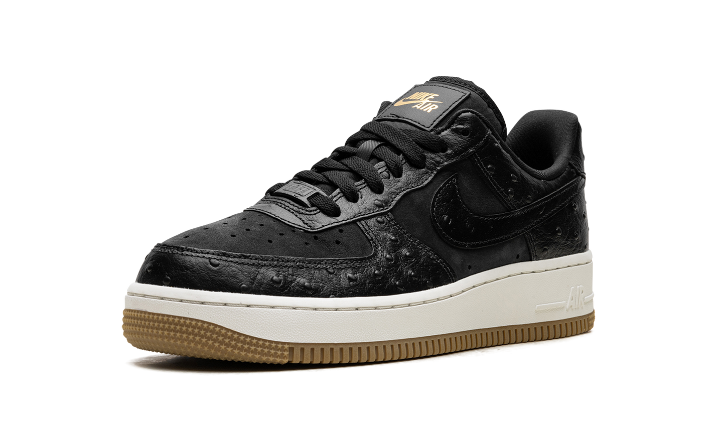 Air Force 1 Low '07 WMNS Black Ostrich