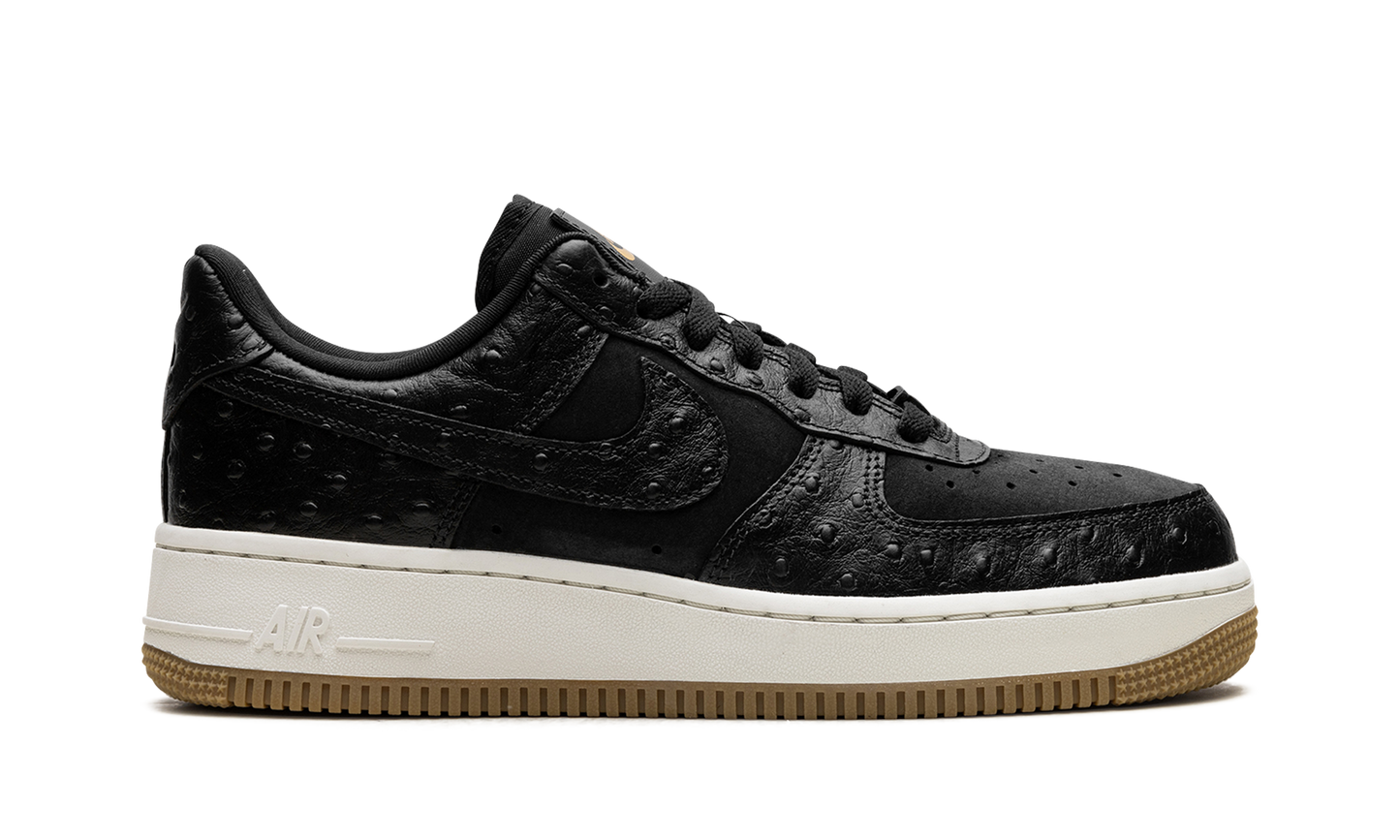 Air Force 1 Low '07 WMNS Black Ostrich
