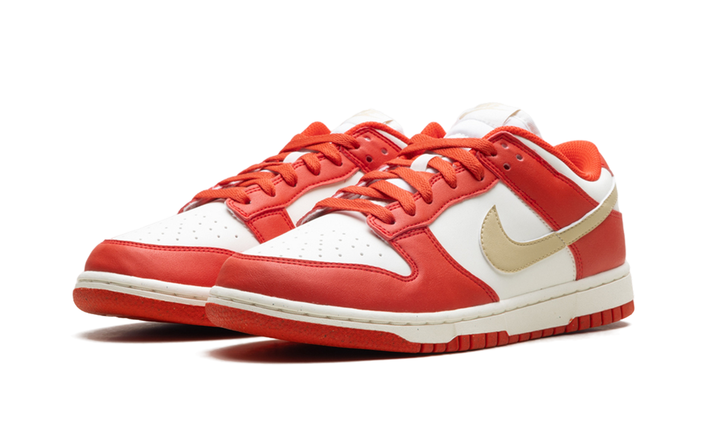 Dunk Low Next Nature WMNS Light Crimson Team Gold
