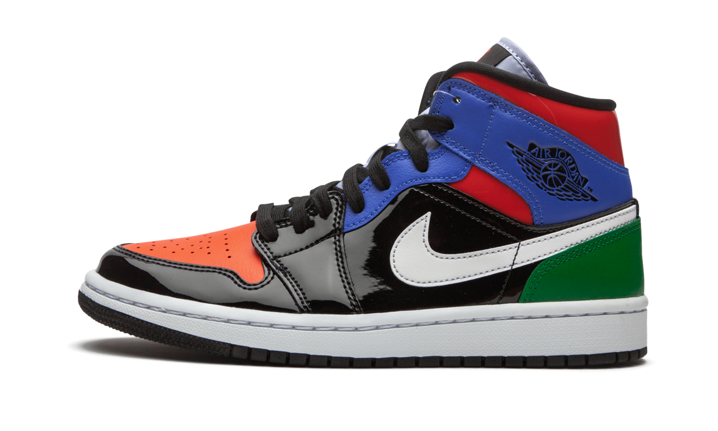 AIR JORDAN 1 MID SE WMNS Multicolor Patent