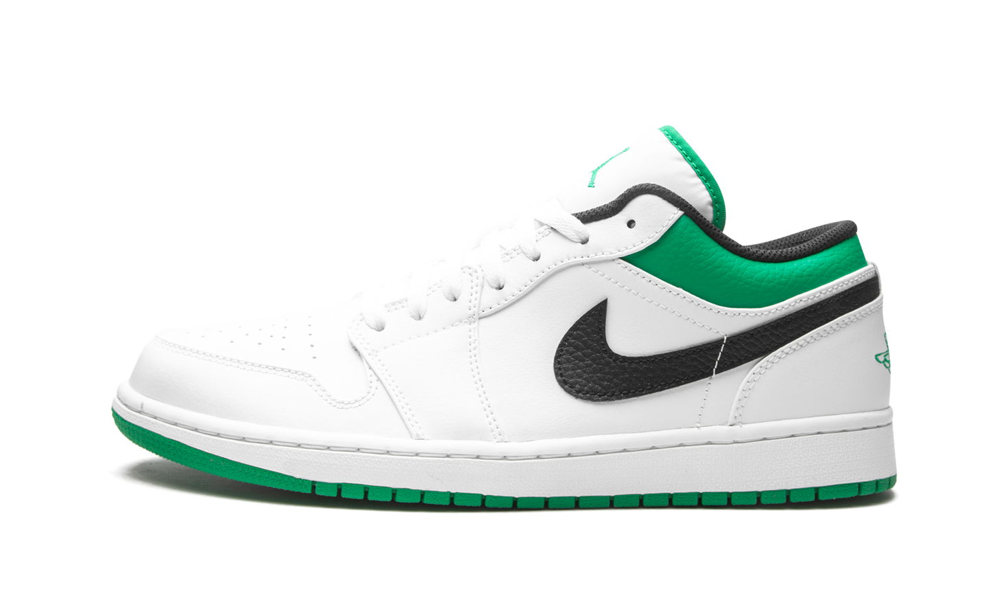 Air Jordan 1 Low White / Lucky Green