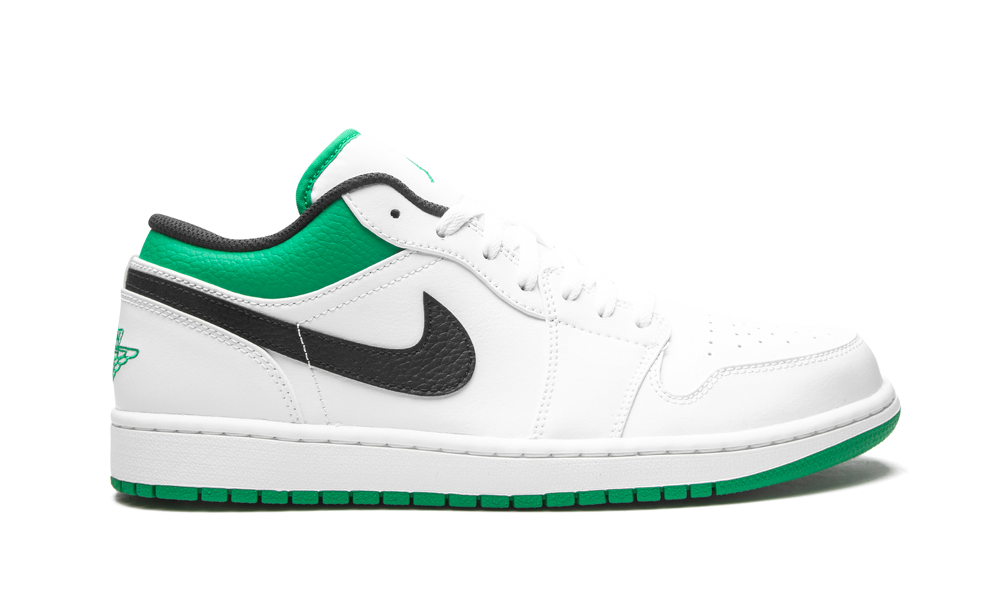 Air Jordan 1 Low White / Lucky Green