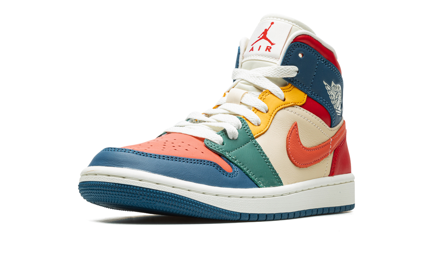 AIR JORDAN 1 MID SE WMNS Multi-Color