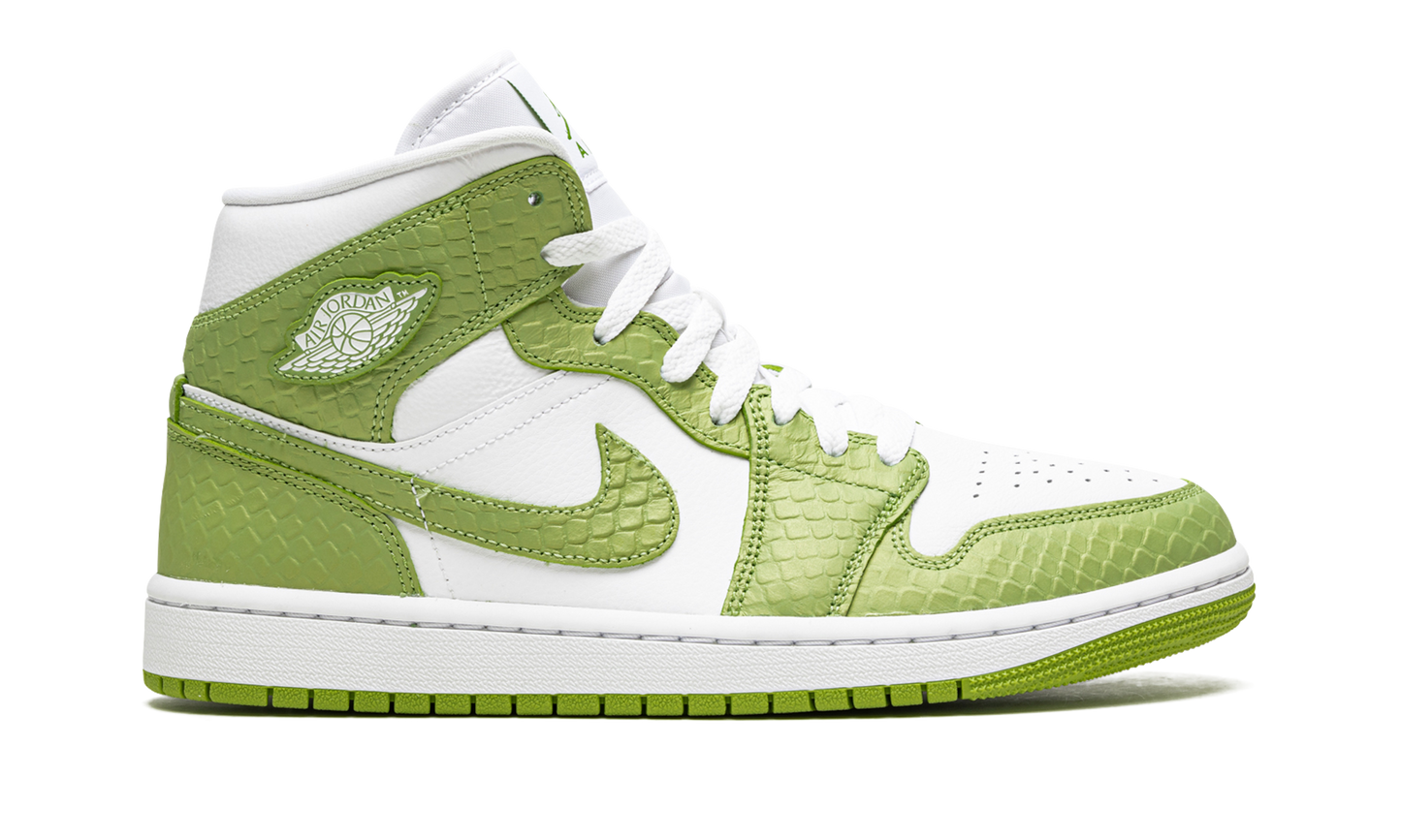 AIR JORDAN 1 MID SE WMNS Green Python