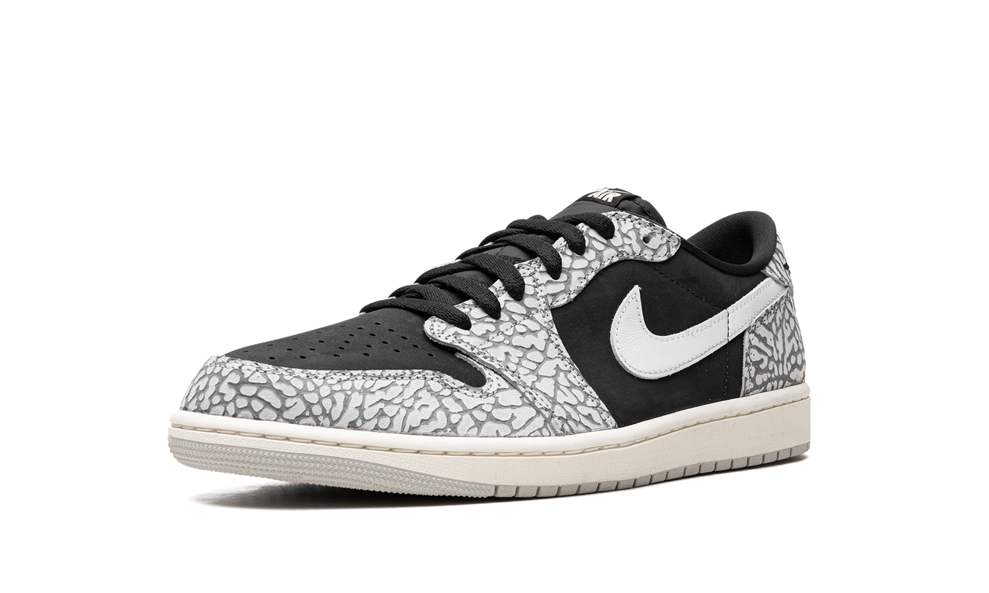 Air Jordan 1 Low Black Elephant