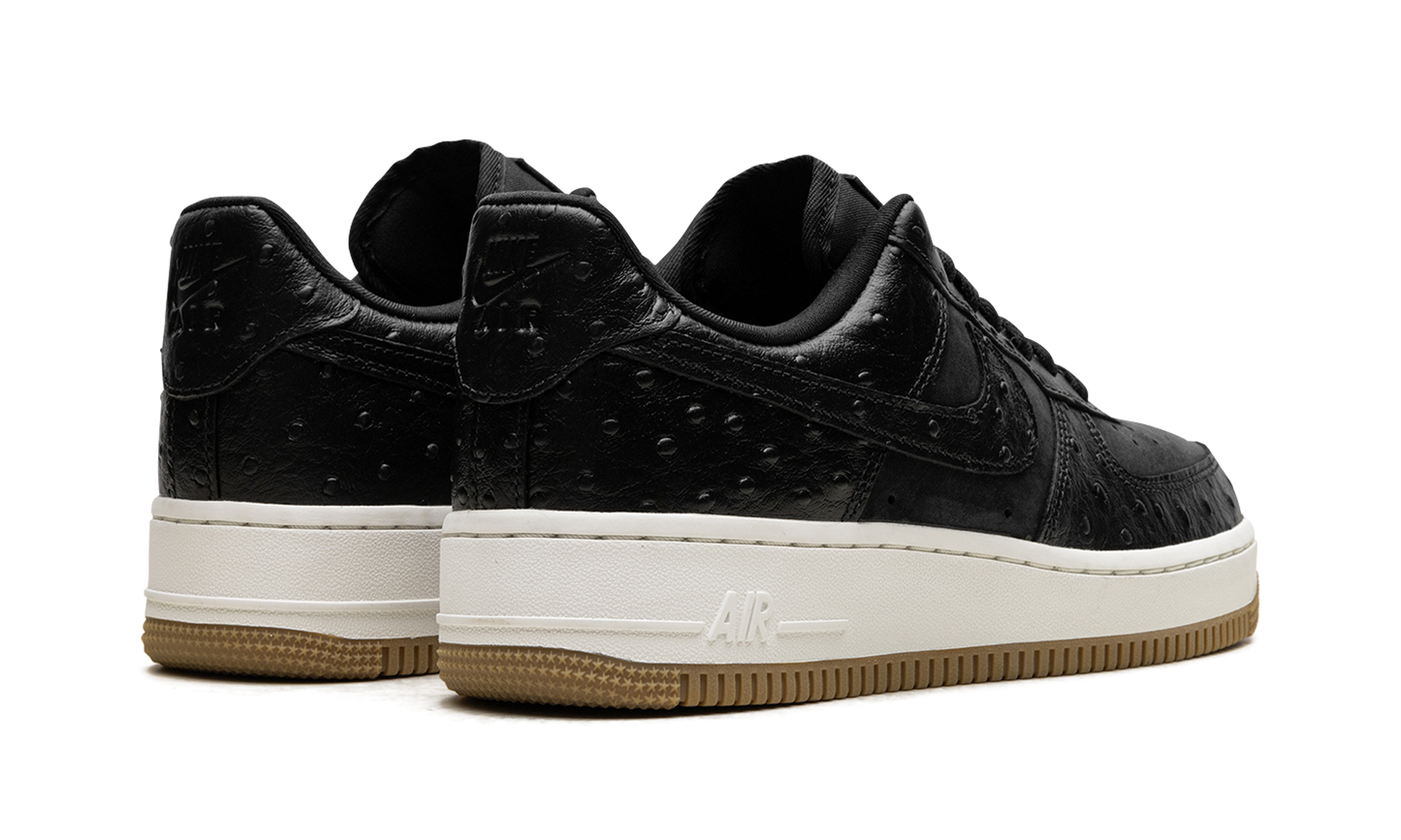 Air Force 1 Low '07 WMNS Black Ostrich