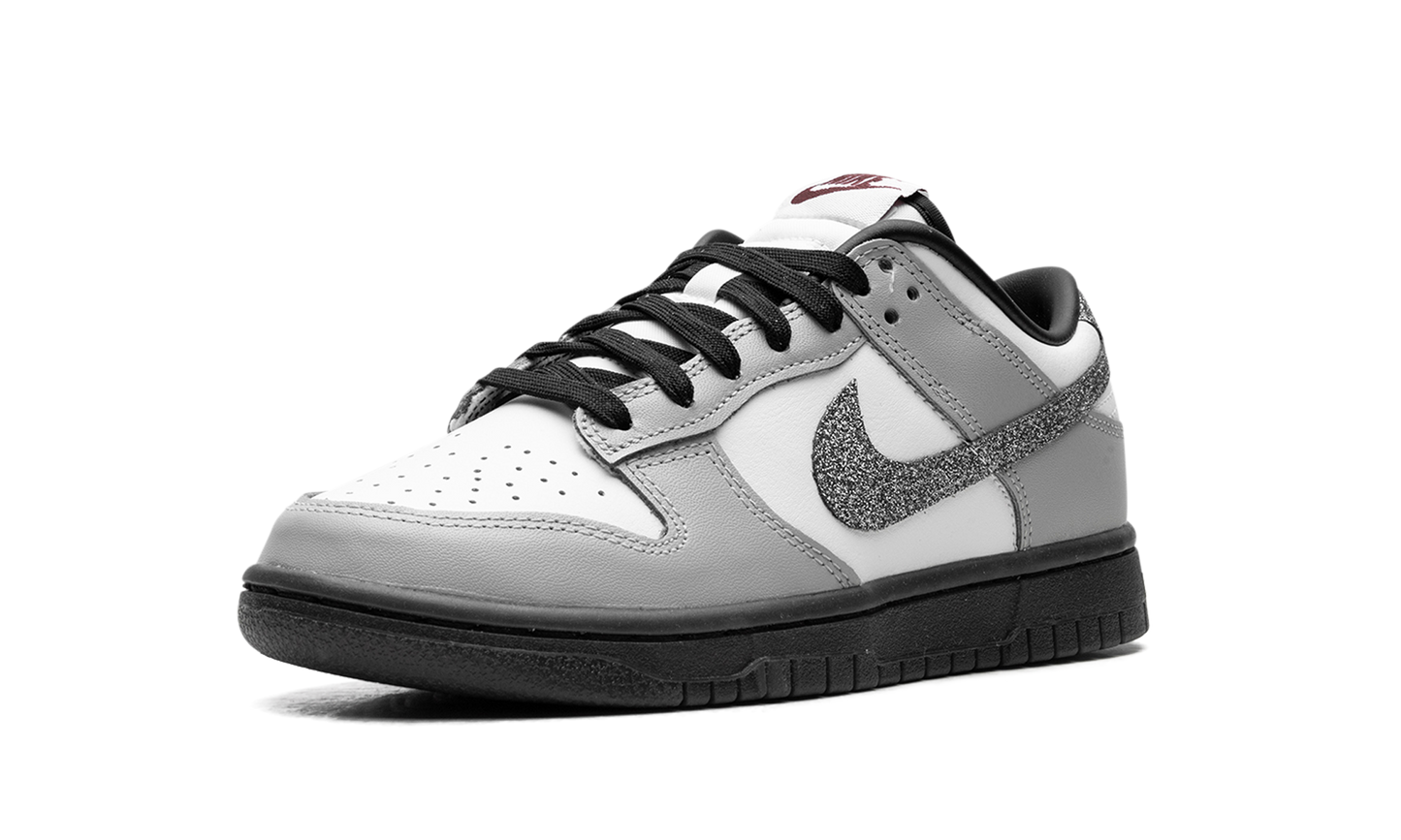 Dunk Low LX WMNS Glitter Swoosh White Light Smoke Grey