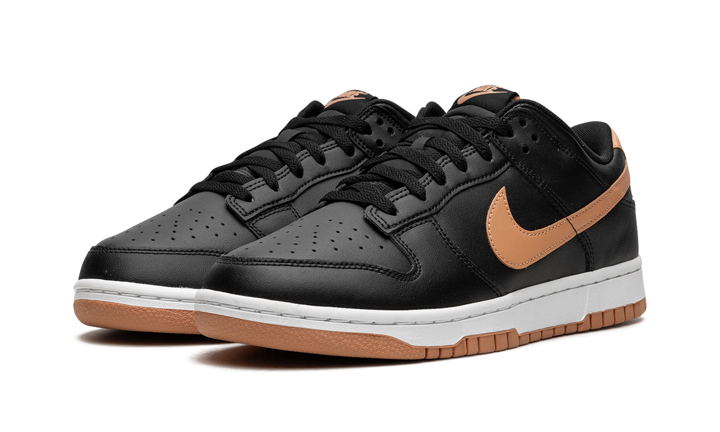Dunk Low Black / Amber Brown