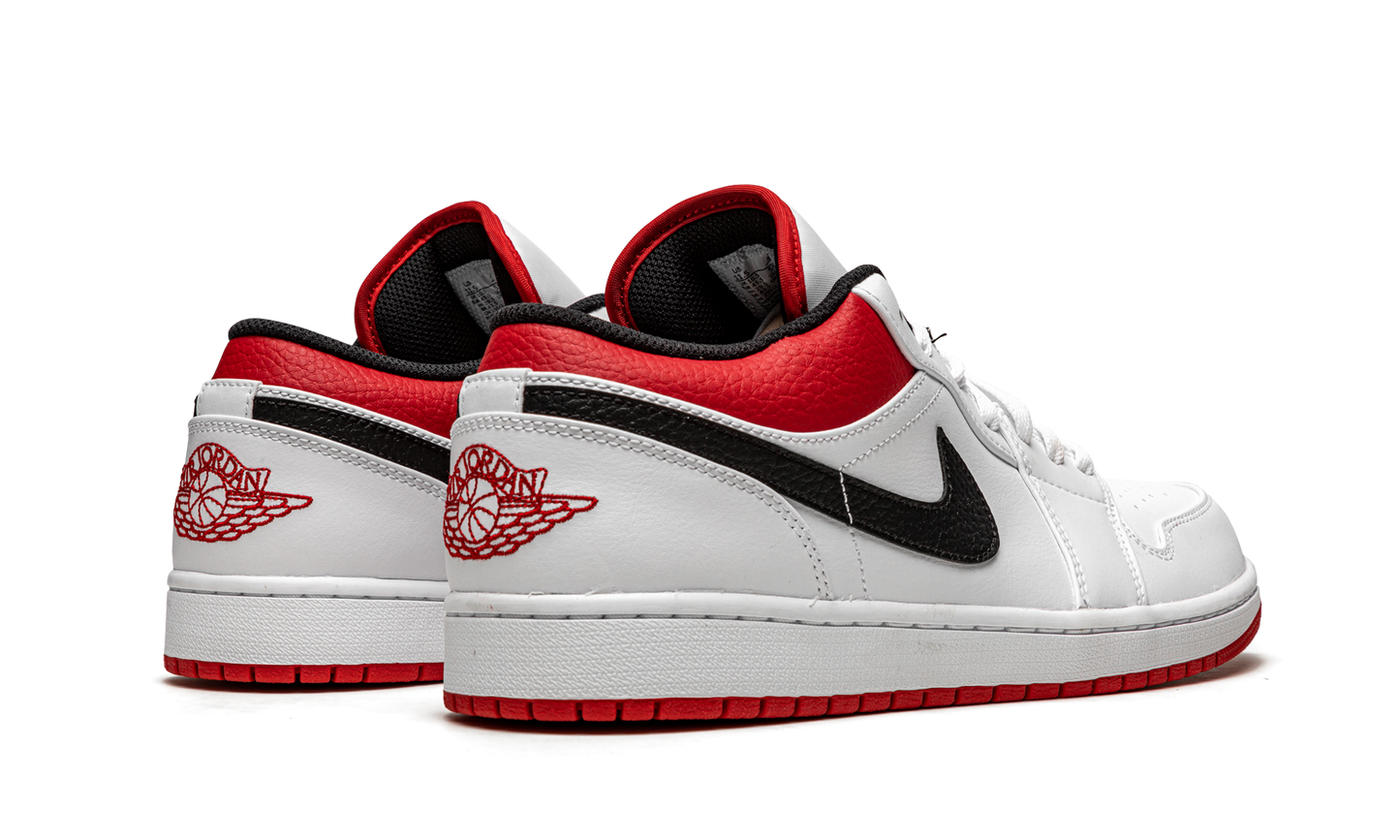 Air Jordan 1 Low White University Red