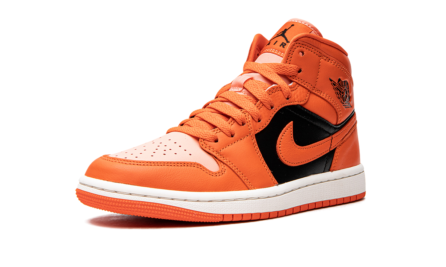 AIR JORDAN 1 MID SE WMNS Orange / Black