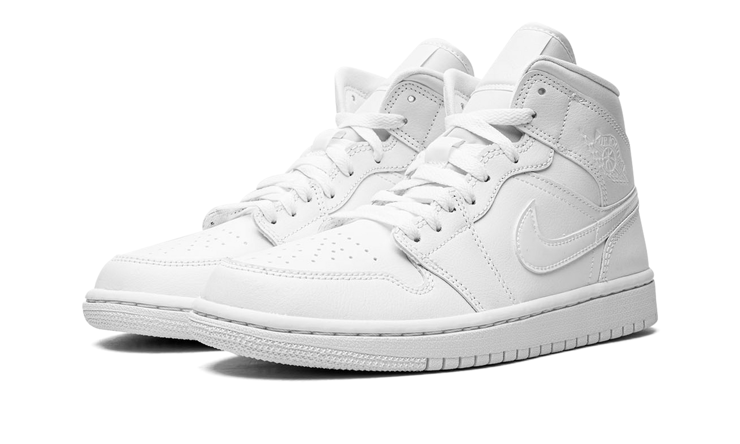 AIR JORDAN 1 MID WMNS Triple White 2022