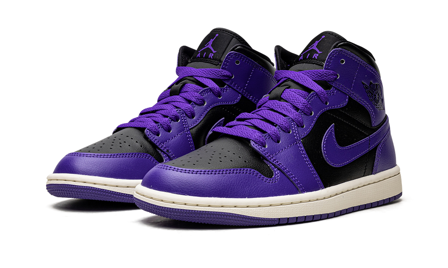 JORDAN 1 MID WMNS Black/Purple