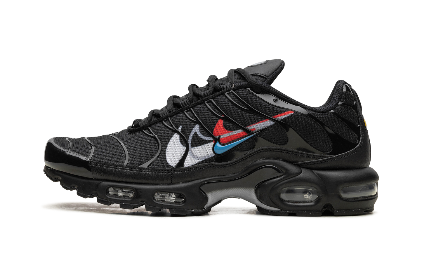 Air Max Plus Multi Swoosh Black Bright Crimson