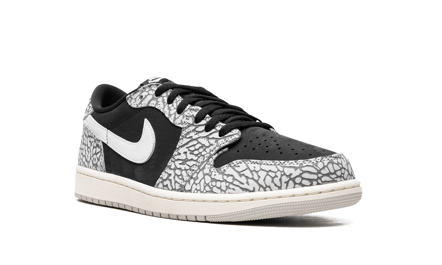 Air Jordan 1 Low Black Elephant