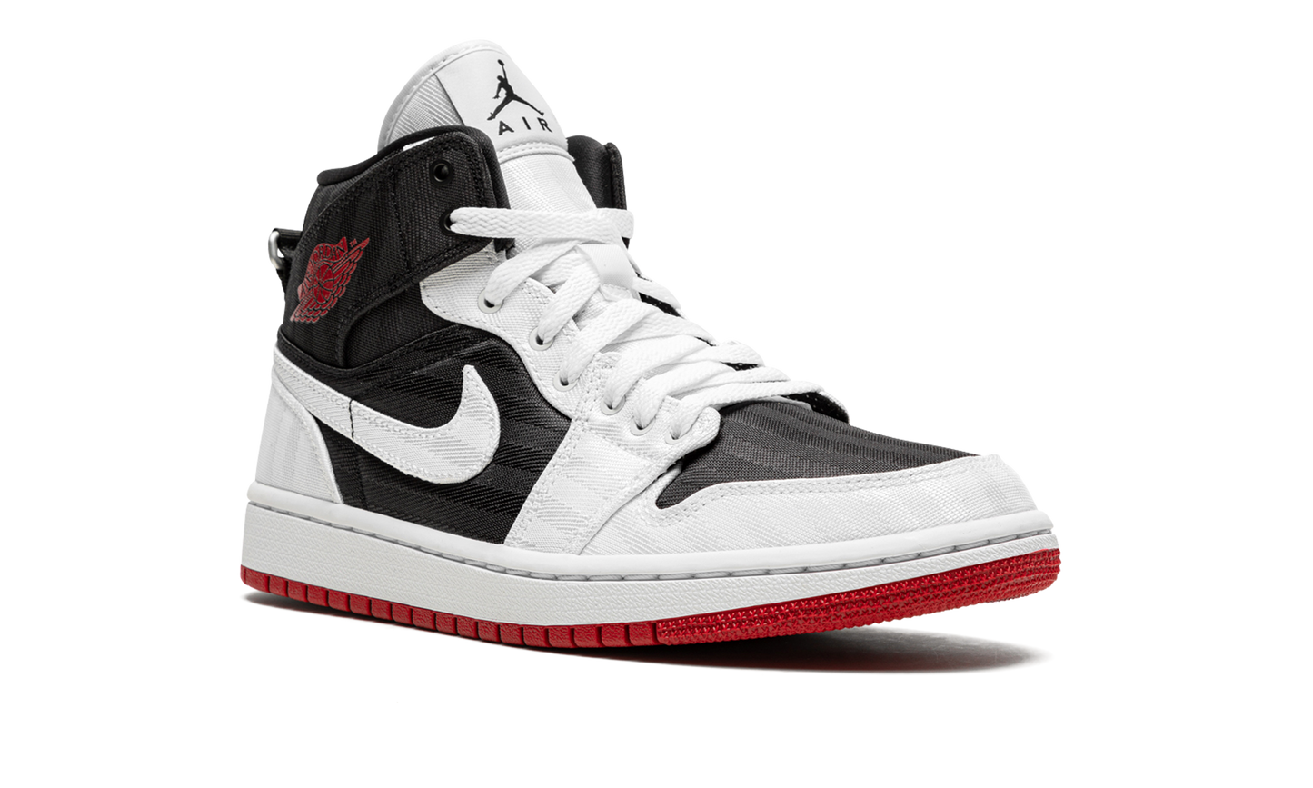 AIR JORDAN 1 MID SE UTL WMNS White / Black / Gym Red