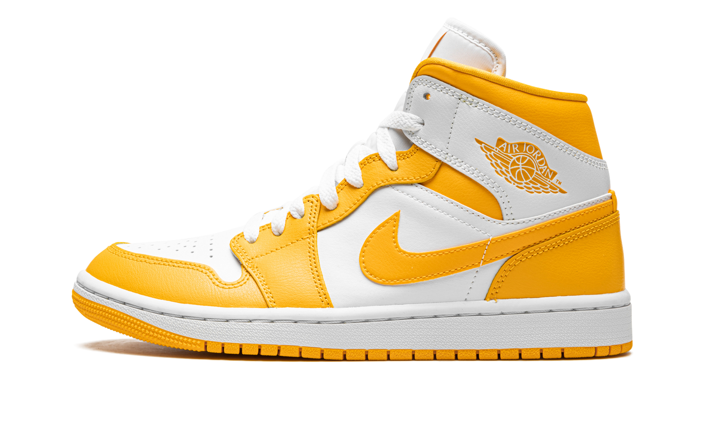 JORDAN 1 MID WMNS White / University Gold