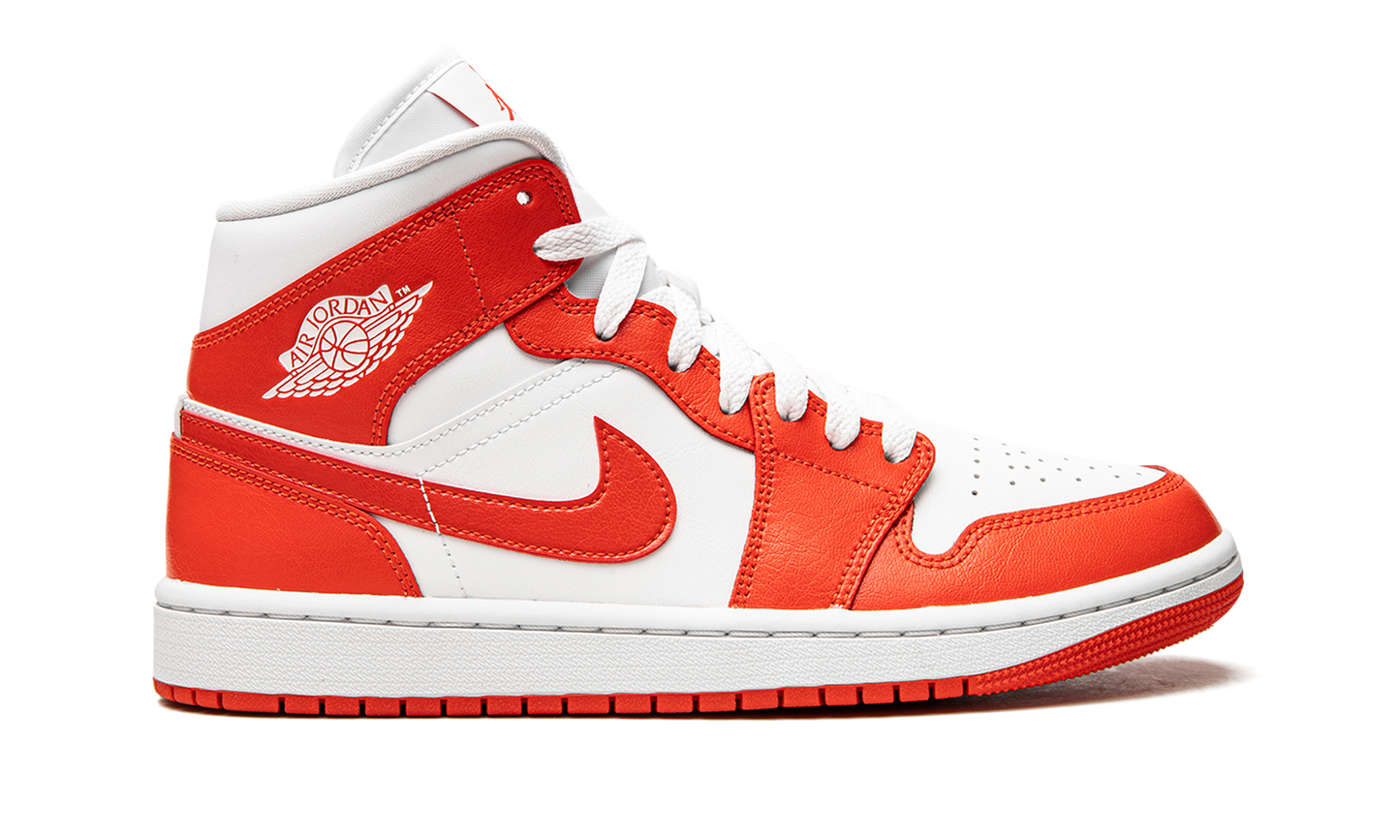 AIR JORDAN 1 MID WMNS  Habanero Red