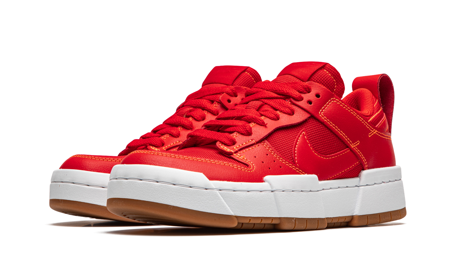 WMNS Dunk Low Disrupt  University Red