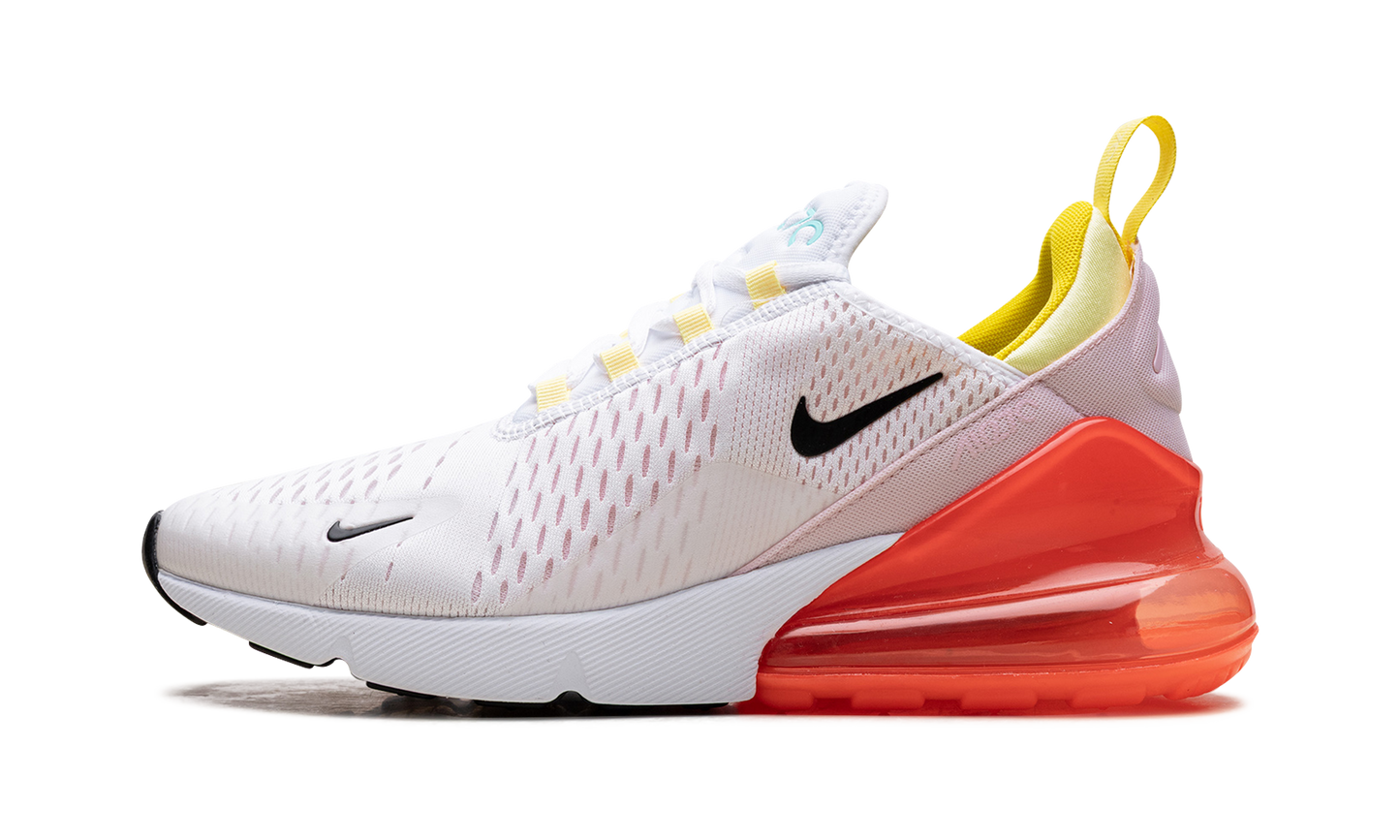Air Max 270 WMNS  White Bright Crimson