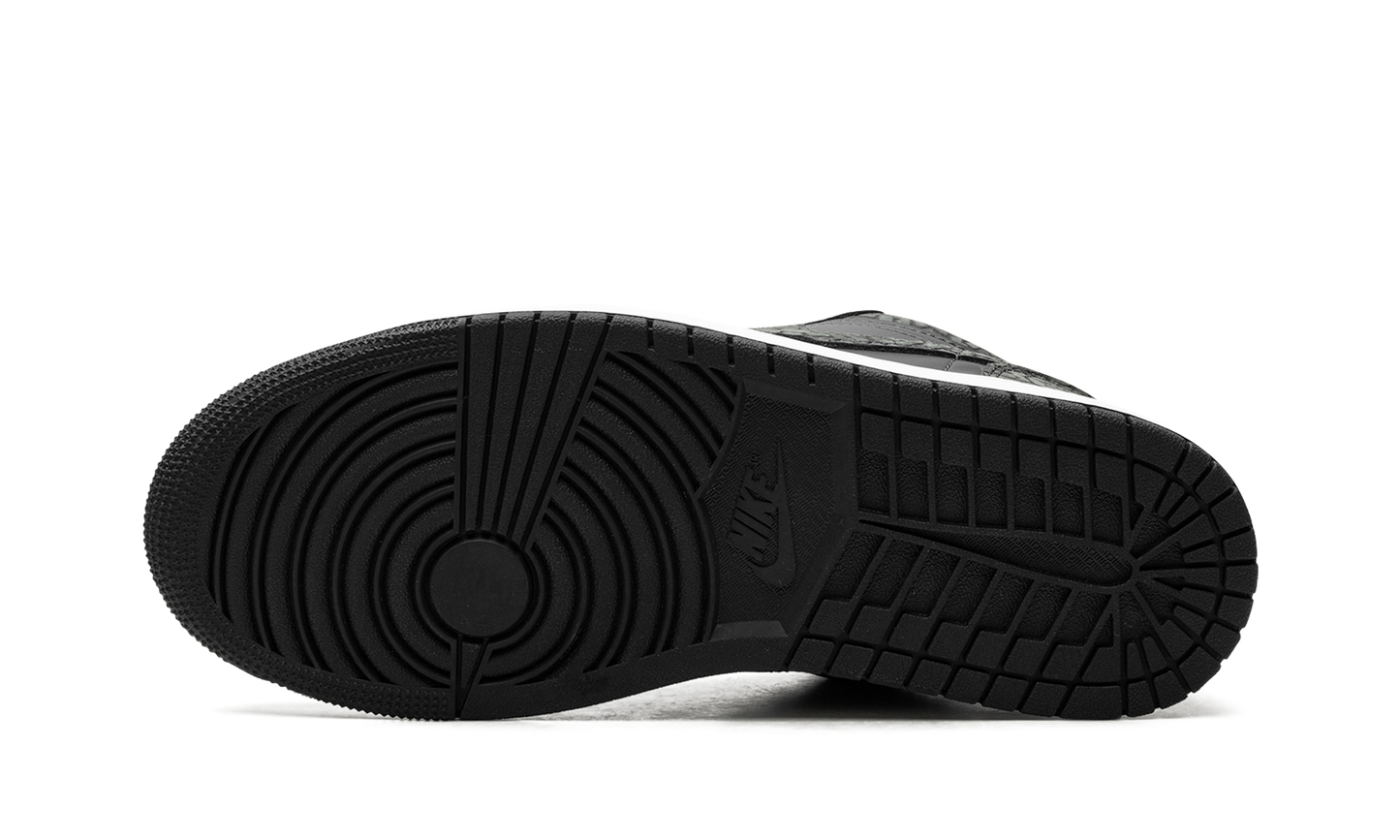 Air Jordan 1 Low  Black Elephant