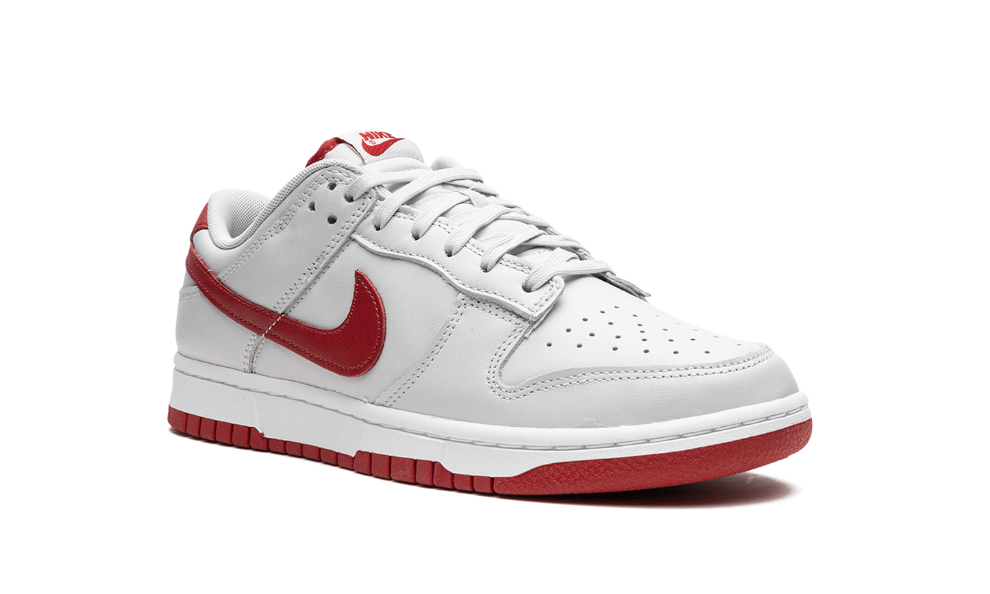 Dunk Low  Vast Grey / Varsity Red