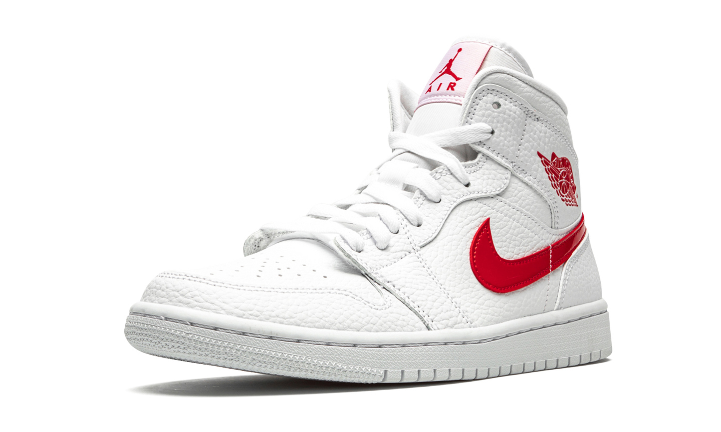 AIR JORDAN 1 MID WMNS  University Red