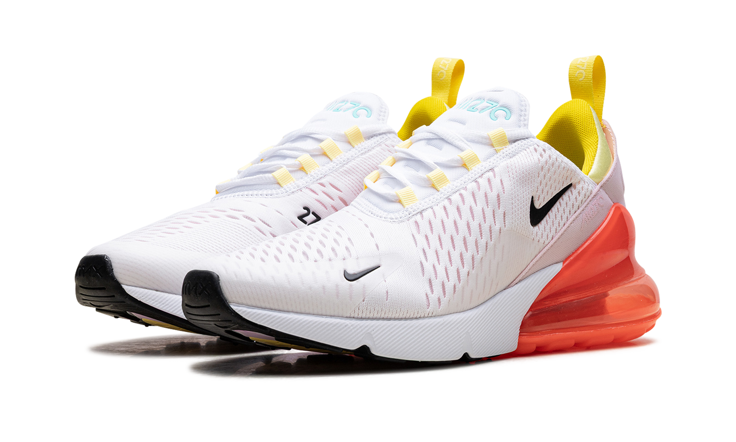 Air Max 270 WMNS  White Bright Crimson