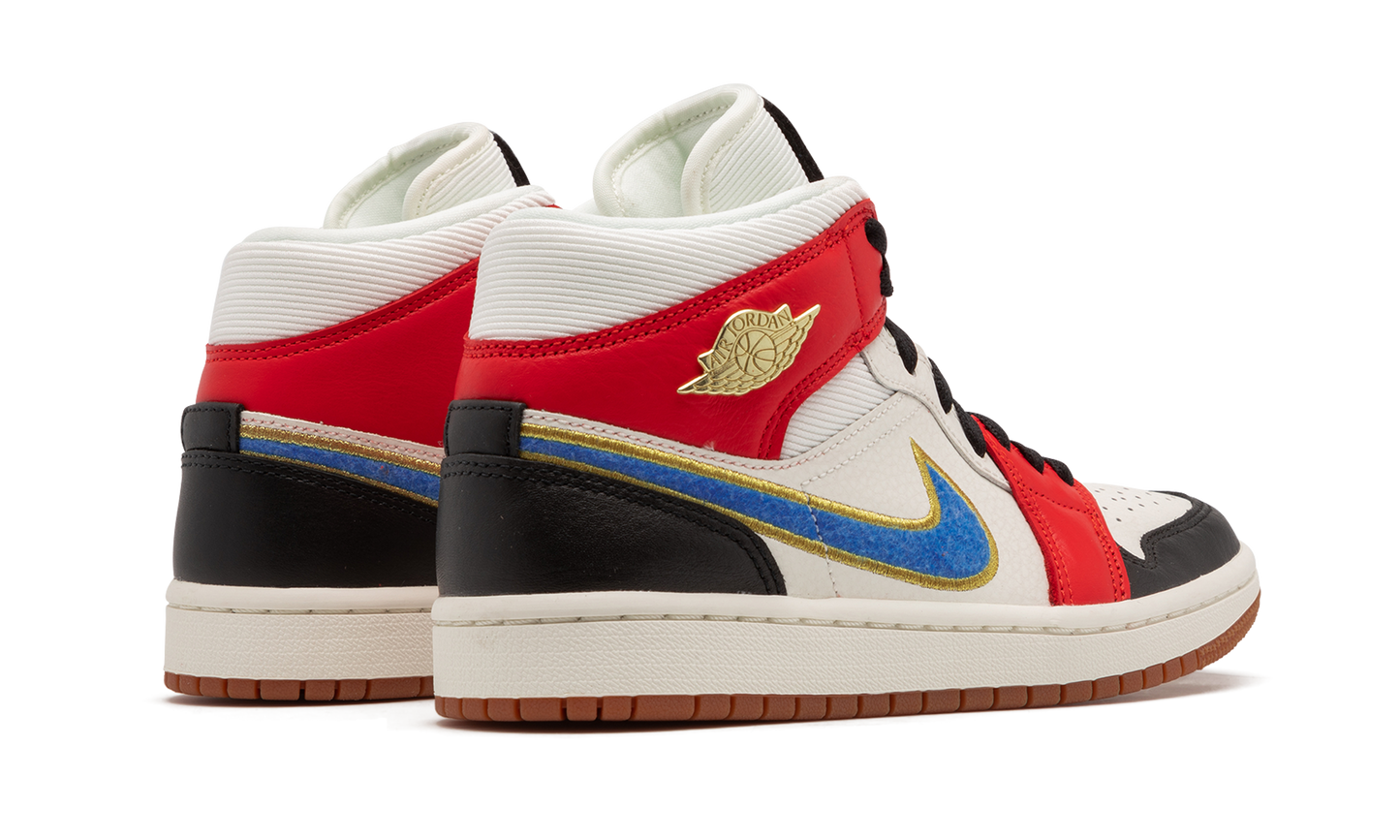 AIR JORDAN 1 MID SE WMNS  Let(Her)Man