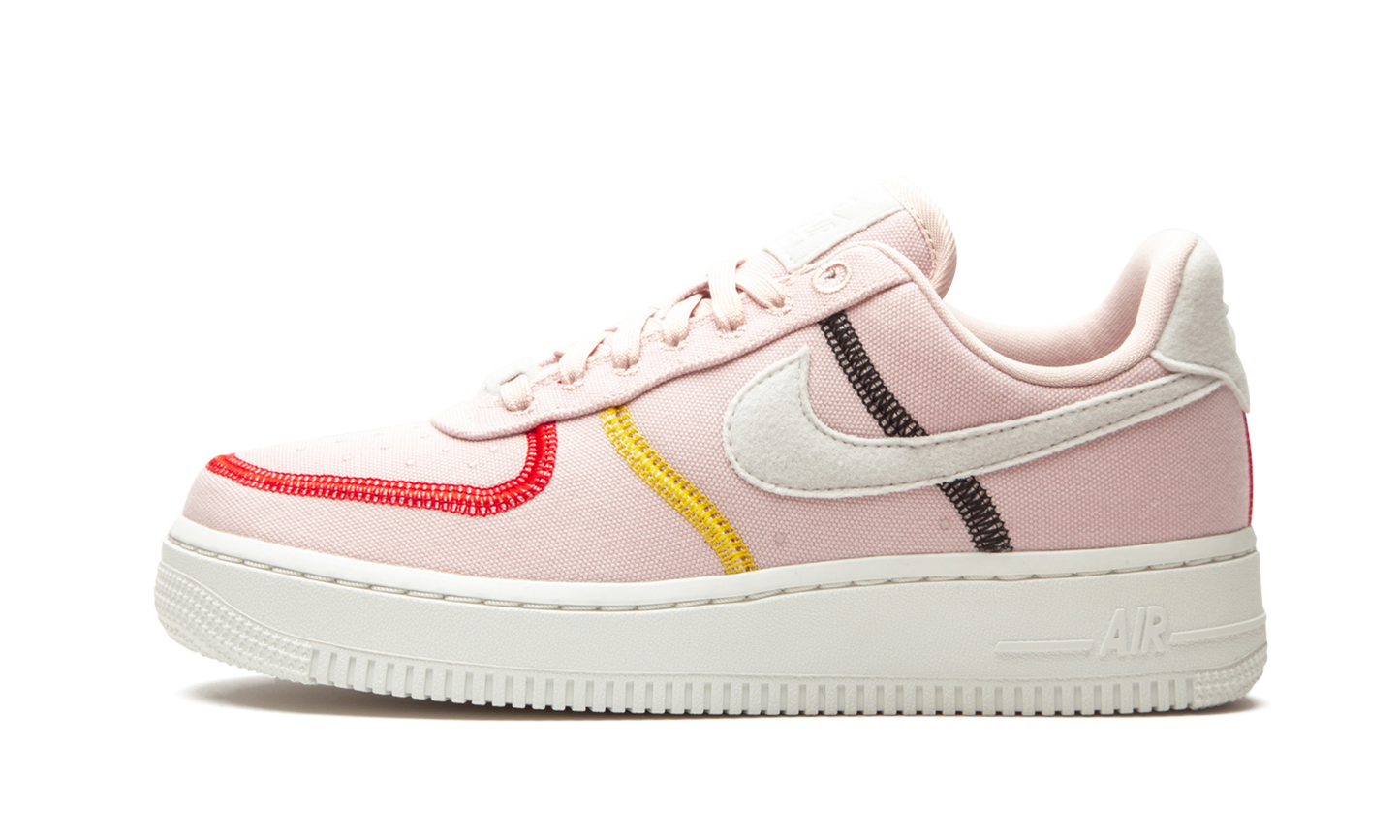 AIR FORCE 1  07 LX MNS WMNS  Stitched Canvas - Silt Red