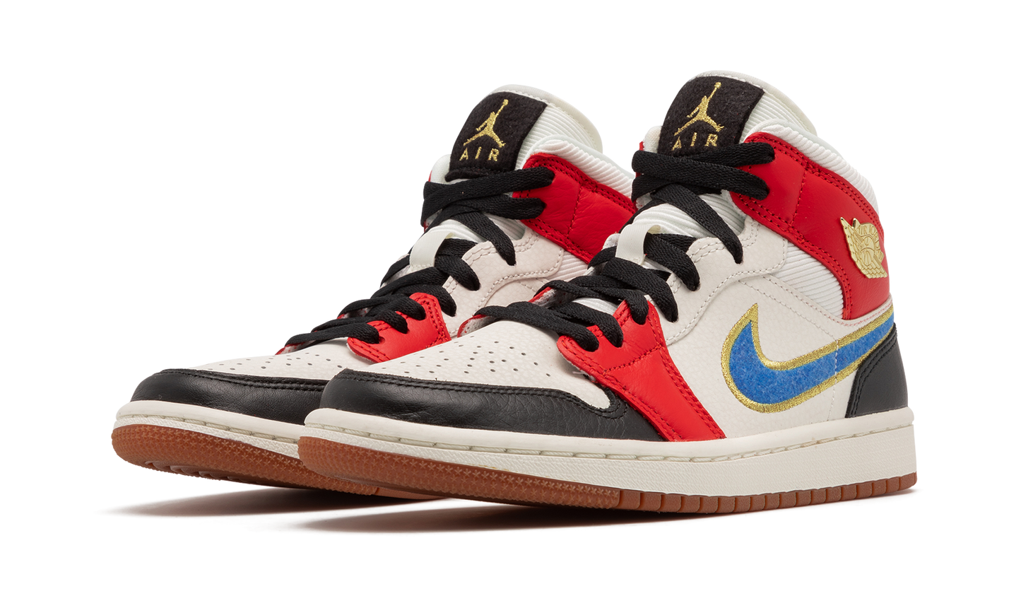 AIR JORDAN 1 MID SE WMNS  Let(Her)Man