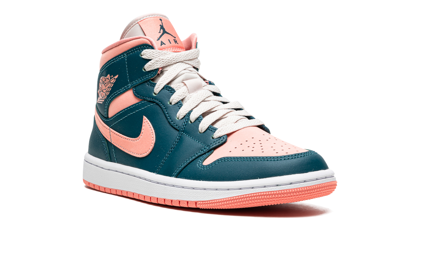 AIR JORDAN 1 MID WMNS  Dark Teal Green